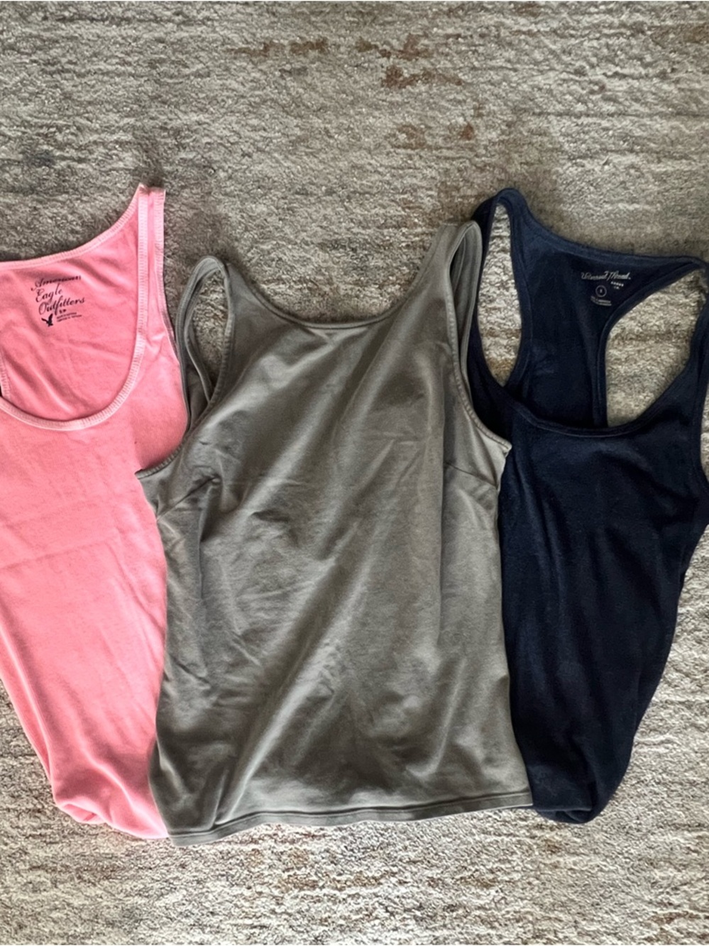 Everyday Rib Tank Top Bundle - Coral, Olive, Navy